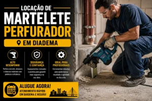 locação de martelete perfurador em Diadema